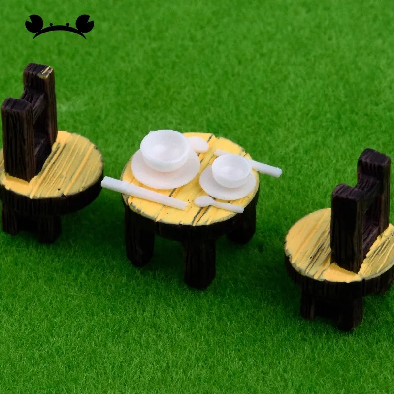 Conjunto de talheres em miniatura escala 1:20 1:25, tigela realista, modelo de pauzinhos para casa de bonecas, layout de casa, diorama, arquitetura, artesanato