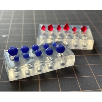 チェリー、イチゴ、ベリー、フォンダン、チョコレート、キャンディー、カップケーキ、ケーキデコレーションツールの道の3Dシリコン型