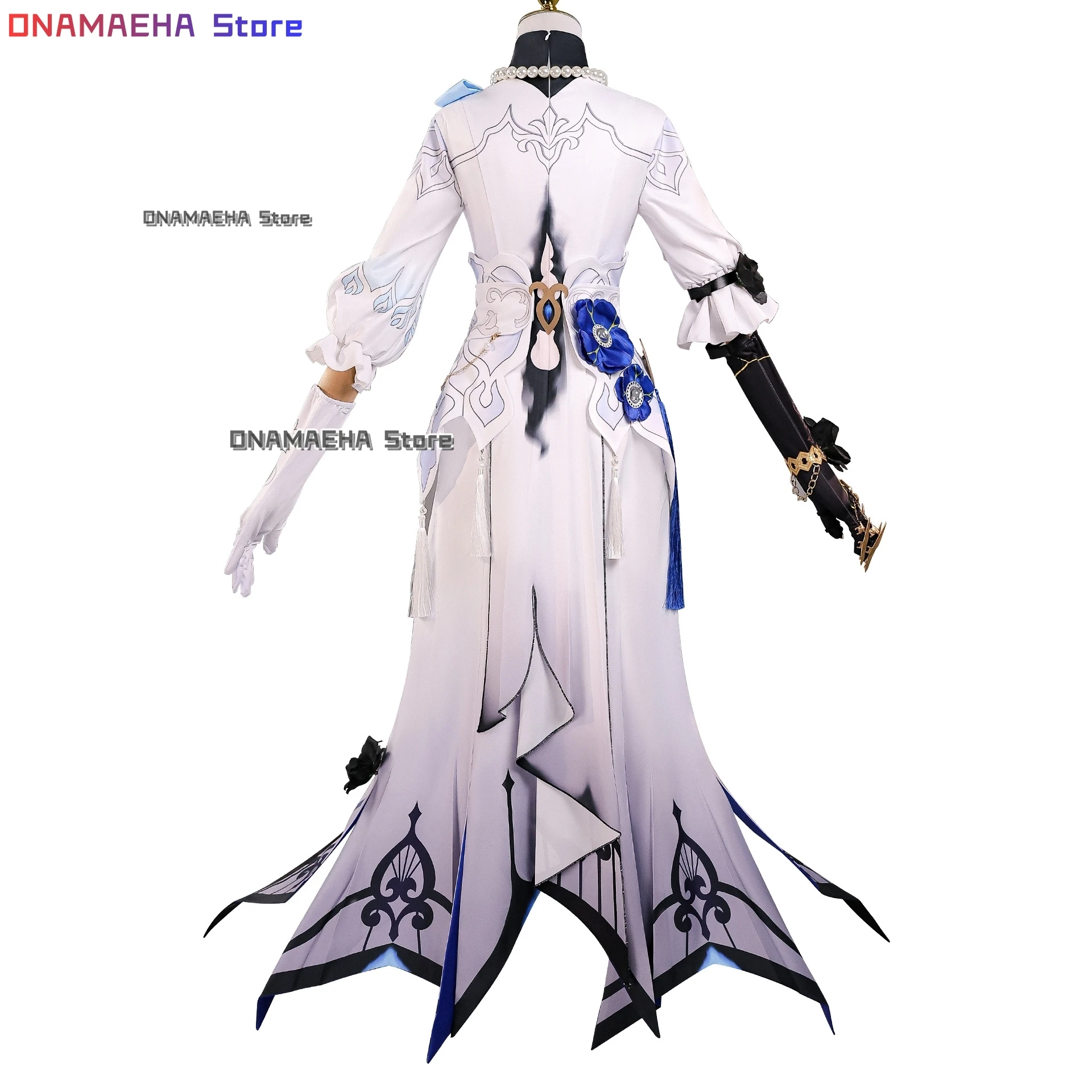 أزياء ONAMAEHA@Dahlia Constance التأثيرية لعبة الرسوم المتحركة Honkai Star Rail شخصية لعب الأدوار فستان الهالوين