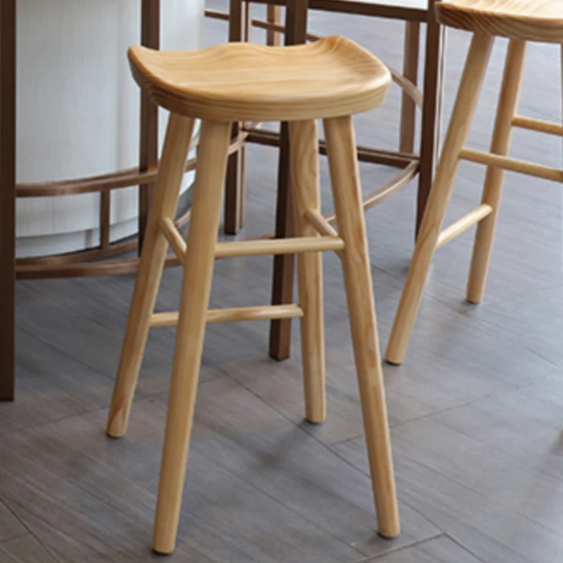 

Trendy Beautiful Bar Stools Kitchen European Home Dining Chairs Modern Comfy Aesthetic Sillas Comedor Furniture Decoration