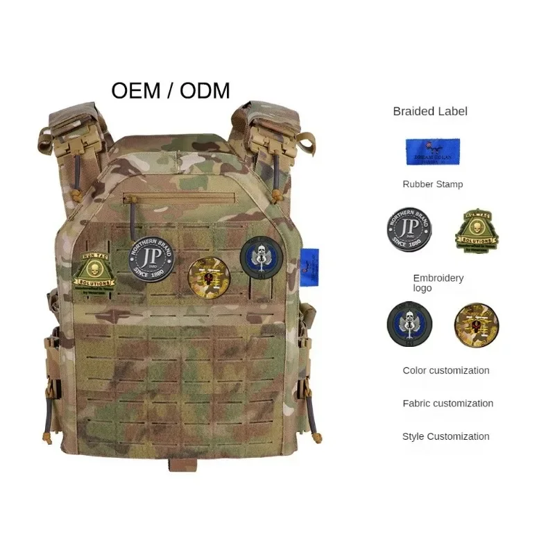 Colete tático camuflado de caça, venda de colete protetor de nylon 1000d, uniforme de treinamento, equipamento cs, colete de proteção ao ar livre ajust