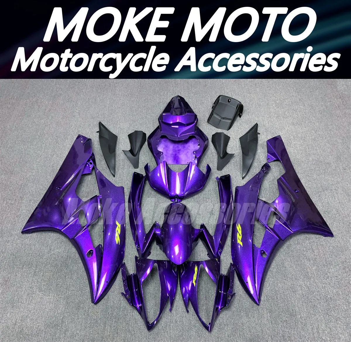 Motorcycle Fairings Kit Fit For Yzf-R6 2006-2007 Bodywork Set High Quality ABS Injection NEW Galaxy Shine Bright Purple