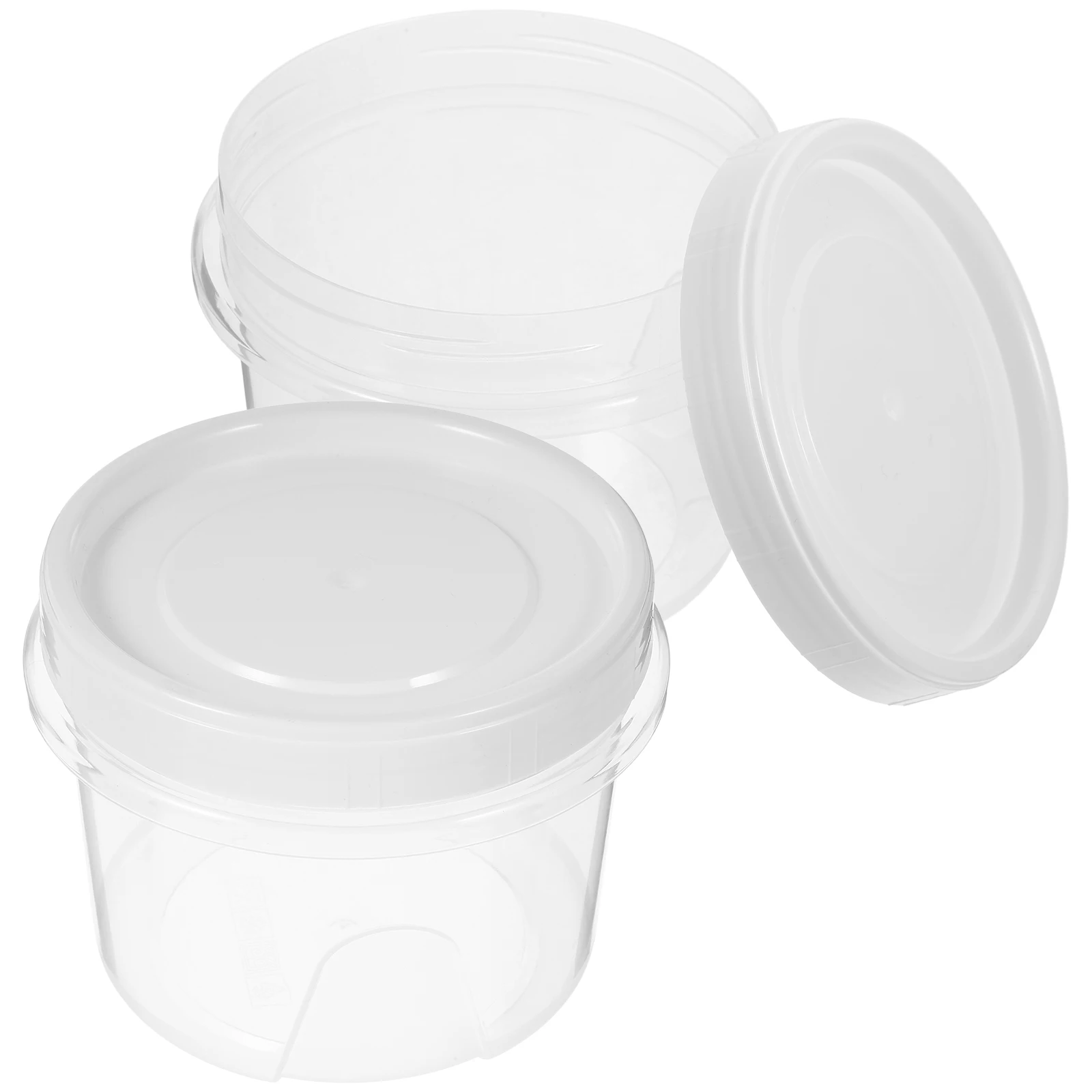 

2pcs 500ml Cream White Fridge Storage Boxes Sealing Containers Kitchen Organizer Reusable Food Preservation Box