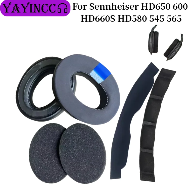 

Replacement Ice gel Ear pads Fits For Sennheiser HD650 600 HD660S HD580 545 565 Headphones Ear Cushions Earpads headset