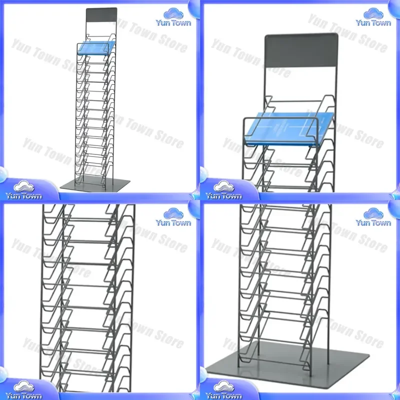 for Brochures Catalogs Magazines Display Stand for Office Retail Store Modern Adjustable Magazine Rack Desktop Catalog Holder