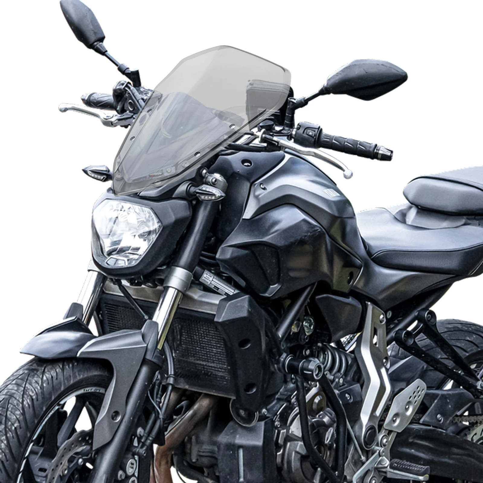 

1 Pcs Clear Motorcycle Windshield Compatible For Yamaha NVX155 AEROX155 Front Wind Deflector Plastic Protection