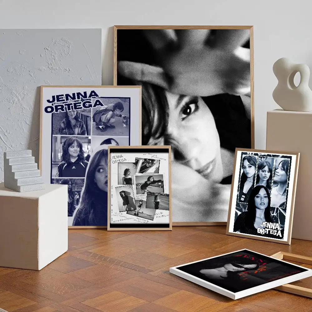 مثير صورة جينا O-Ortega ملصق ذاتية اللصق الفن مقاوم للماء ورقة ملصق مقهى بار غرفة جدار ديكور