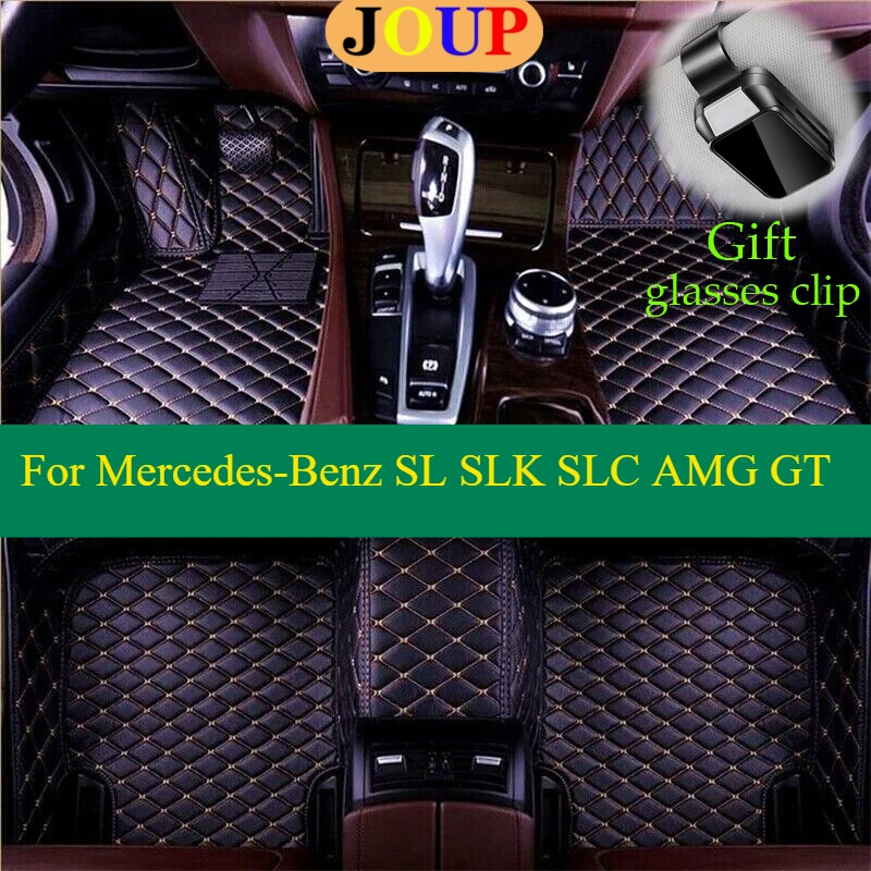 

For Mercedes-Benz SL SLK SLC AMG GT Car Floor Mats Custom All Weather Carpets Covers Left /Right Hand Drive