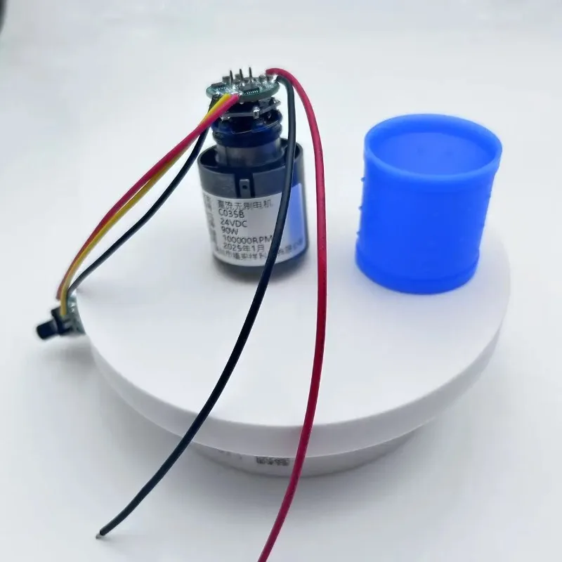 Blower Fan Motor DC 9V 12V 24V 100000 RPM Miniature Brushless Ducted Fan Aluminum Impeller Hair Dryer Ultra High Speed Motor view 4