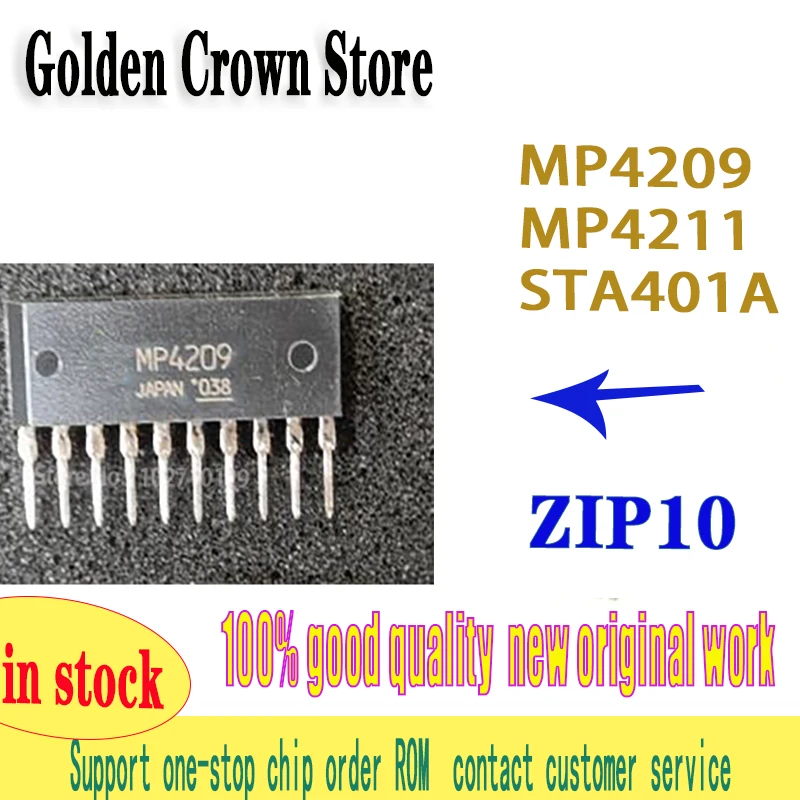 10PCS/lot New MP4209 4209 ZIP10 3A/100V  MP4211 STA401A STA401    in stock