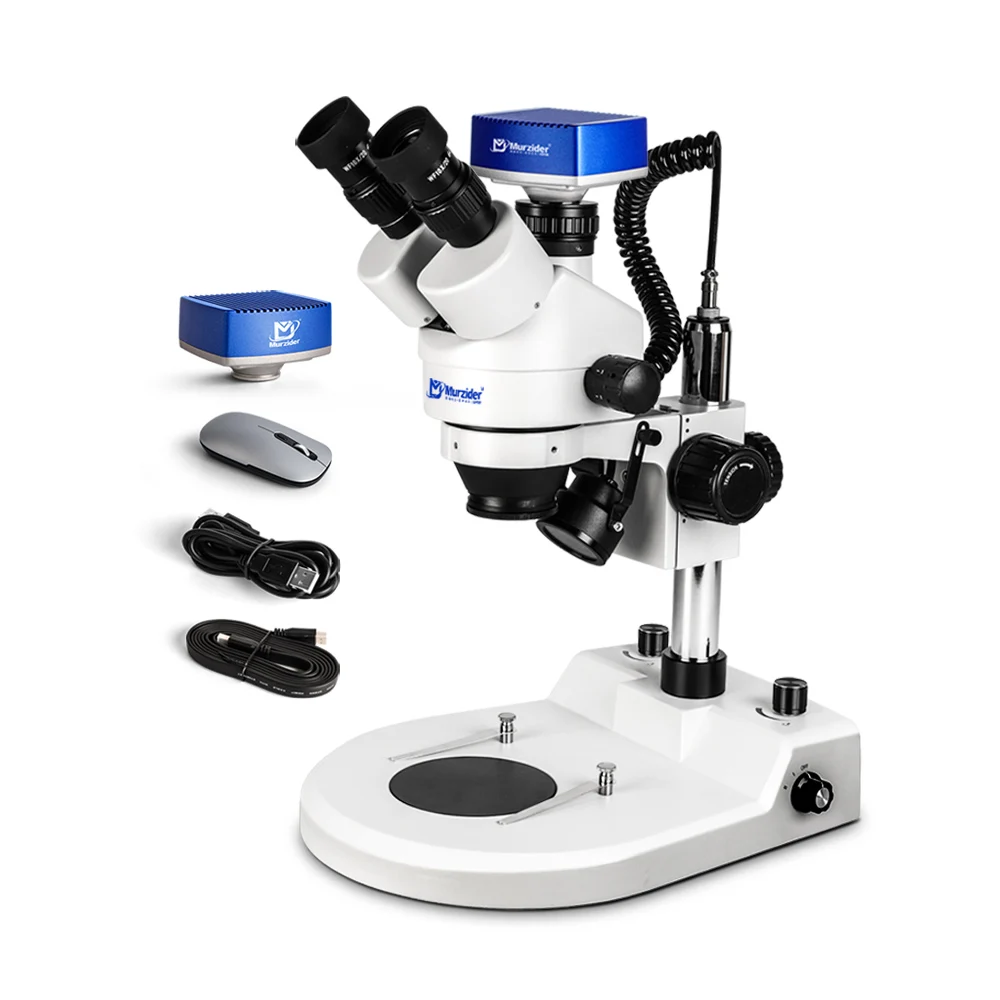 

Murzider Temperature up and Down Light Source Stereo Microscope with 4K and Display Microscope Phone Repair MSD207-4K
