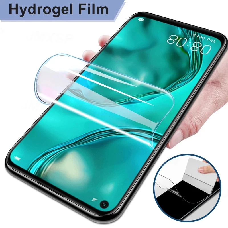 3PCS Protective Film For Huawei Honor 30 20 10 9 Lite V30 V20 V10 Hydrogel Film For Honor 20E 30i 20i 10i Screen Protector Film image 2