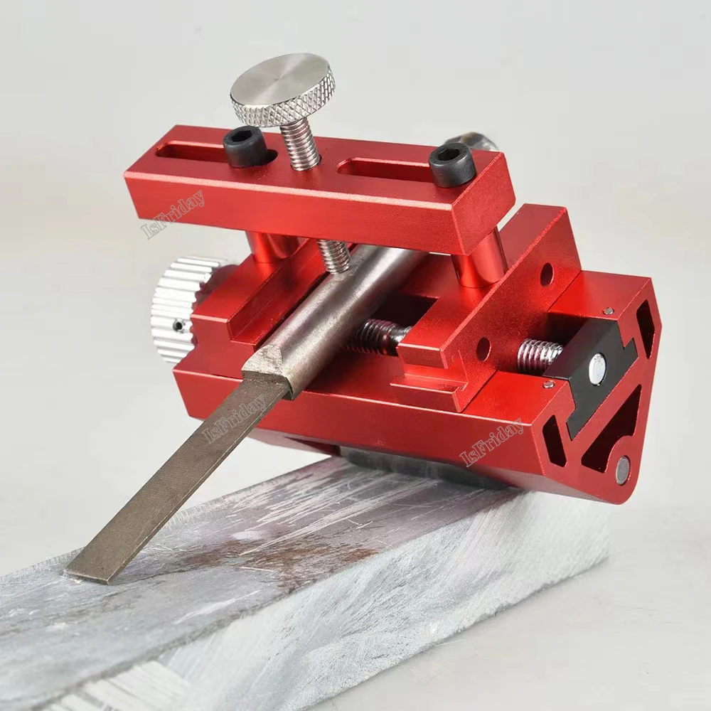 Honing Guide Jig For Wood Chisel Planer Blade Graver Stainless Steel Fixed Angle Auxiliary Tool Woodworking Sharpener Bracket