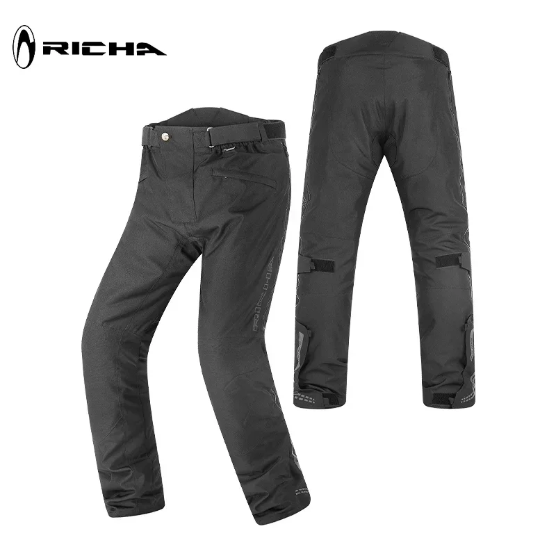 Motorcycle Pants Motorcycle Rider Quick Off Pants Men Women Winter Warm Racing Pants Windproof Anti-fall CE Protection