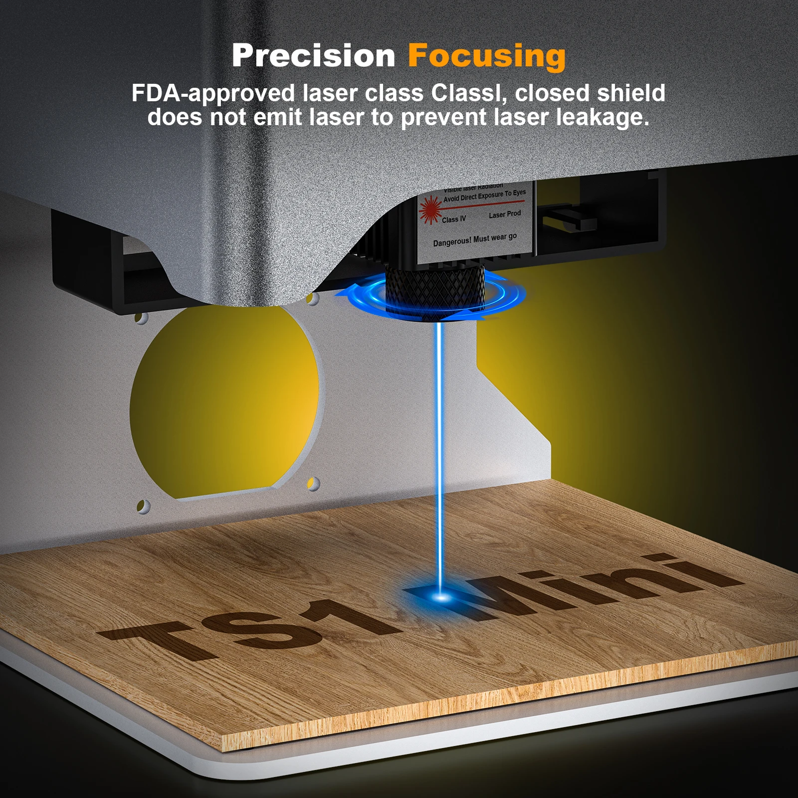 Twotrees TS1 Mini Portable Laser Engraver Diy Bluetooth Machine Painted Dog Tag Paper Leather Wooden Plastic Logo CNC Machine