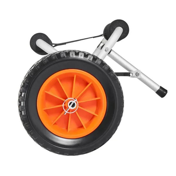 Carrello per kayak, 200 libbre, carrello pieghevole con pneumatici da 10' e cinghia a cricchetto