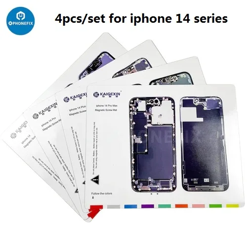 IPhone用磁気ネジチャートマット、分解、開口部修理ツール、Podf