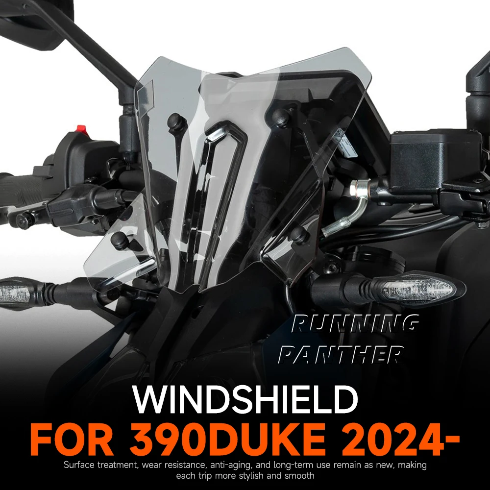 

New motorcycle models For 390 Duke 390DUKE 2024- Front sports windshield fairing, guide plate, and guide cover