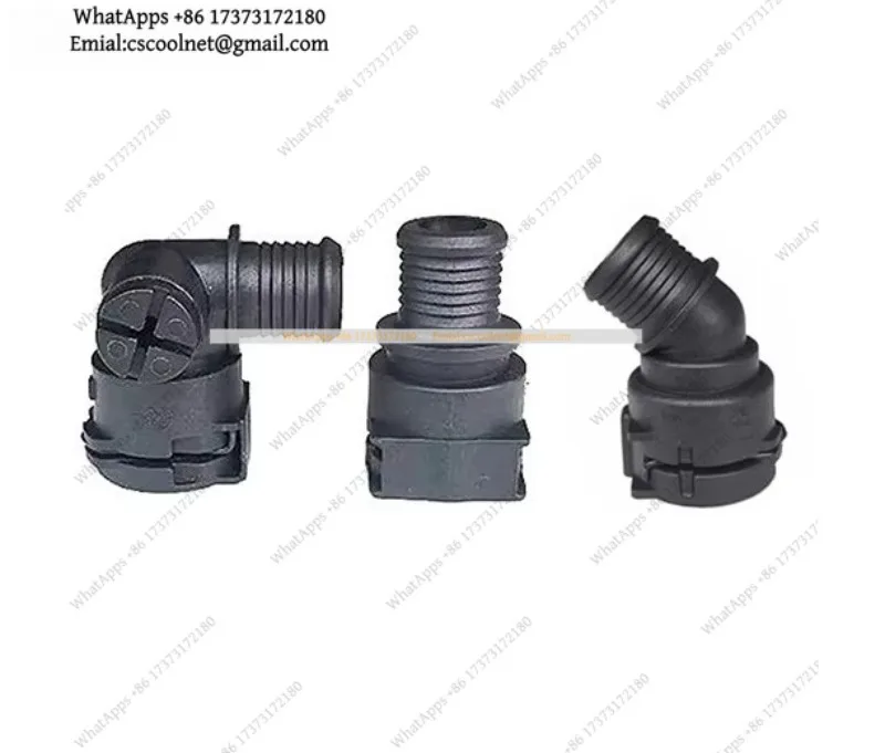 JS03 1pc Engine Oil Radiator Cooling Water Pipe Connector for BMW 320I E60 E90 N46 520
