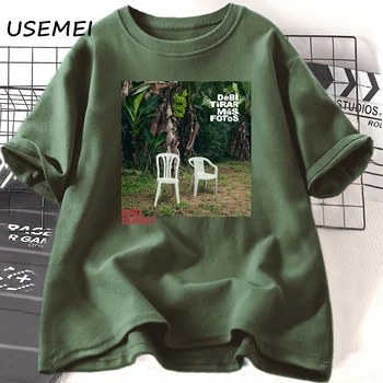 Bad Bunny Debi Tirar Mas Fotos Album T-shirt Katoen Korte Mouw O Hals T-shirt Unisex Streetwear Bad Bunny Merch Tees Kleding