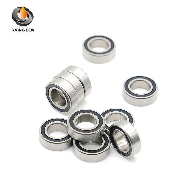 10 Stück SMR115RS 5X11X4 ABEC-7 Edelstahllager SMR74RS 4x7x2,5, SMR85RS SMR104RS SMR128RS S608RS S623RS S6900RS S683RS – Detail 1