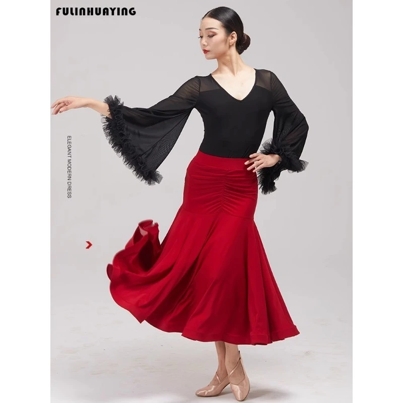 

Modern Dance Costume Top Skirt Pants