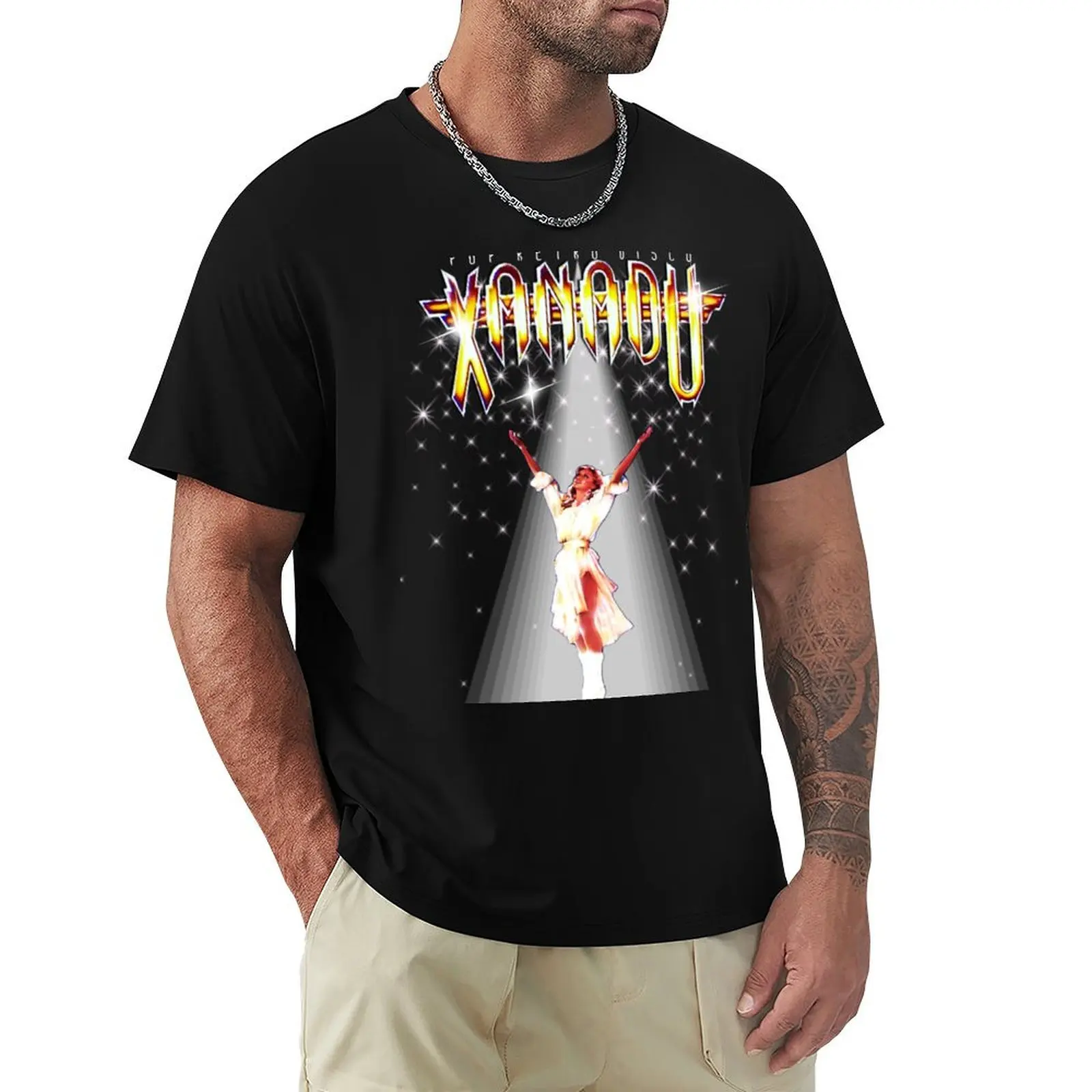 A Million Lights - Xanadu - Olivia Newton-John - Designed by PopRetroDisco T-Shirt Plus Size Loose Short Sleeve Top