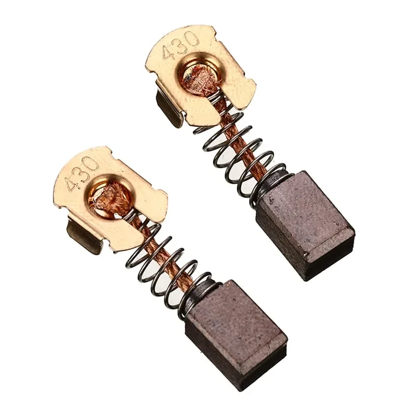 Spazzola di carbone 2Pcs 7x7x10mm per smerigliatrice angolare Makita 18V CB-430 BGA450 BGA452 DGA452 GA400 BGA402 A452Z parte dell'utensile elettrico