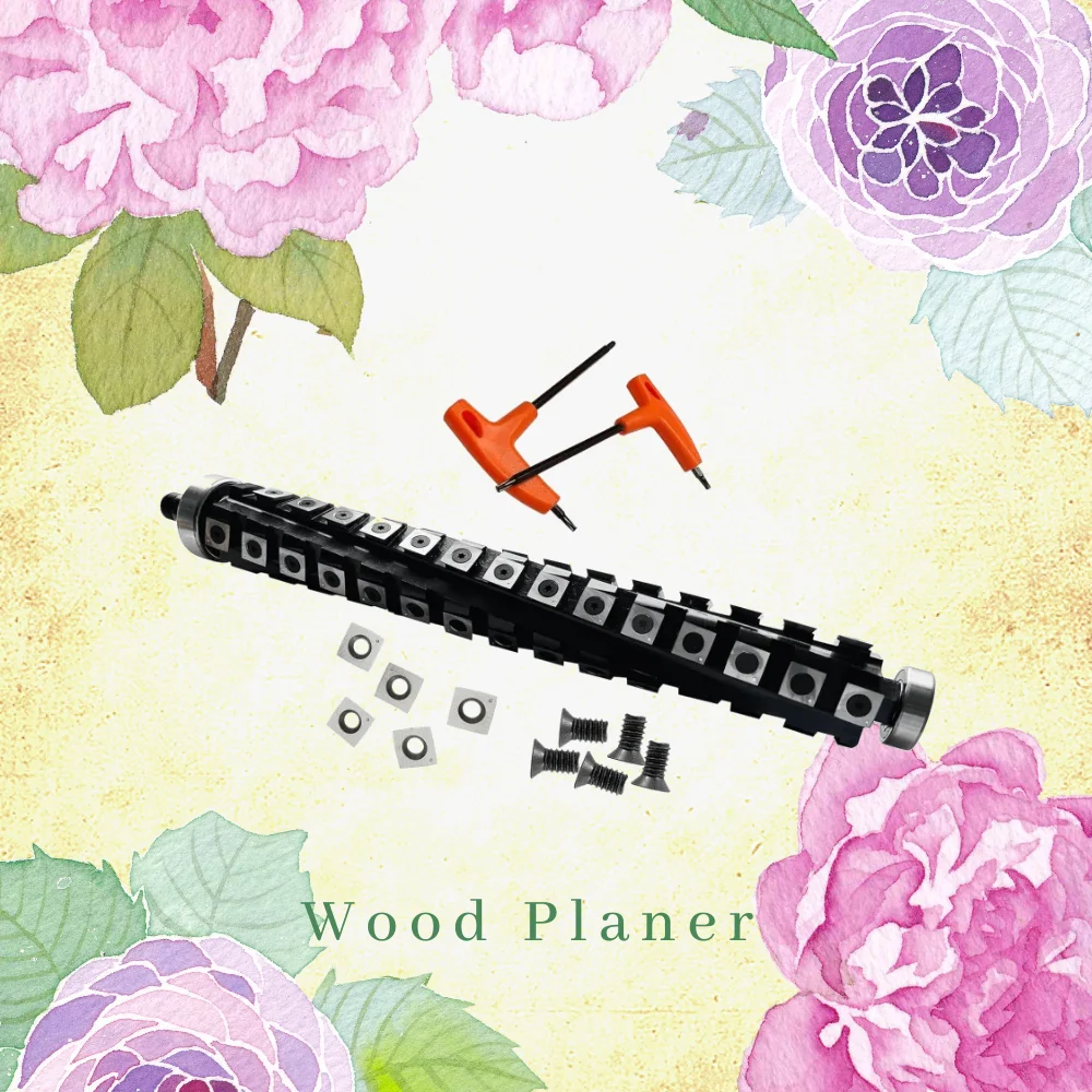 

Wood Planer Compatible with DW735 DW735X For 13-Inch Cutterhead (Bearings Pre-Installed) 60 Carbide Inserts