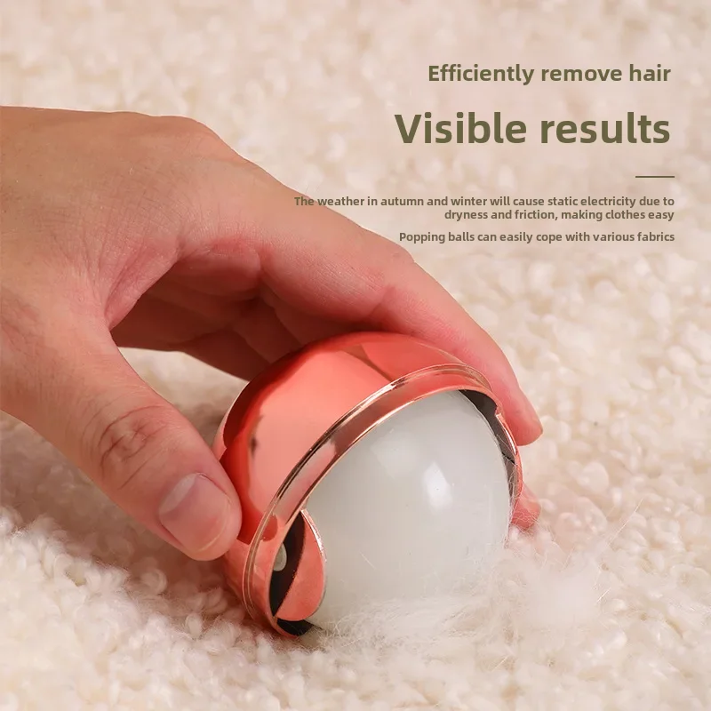 Portable pet hair stick roller dust removal brush washable loop hair stick device clothes hair remover