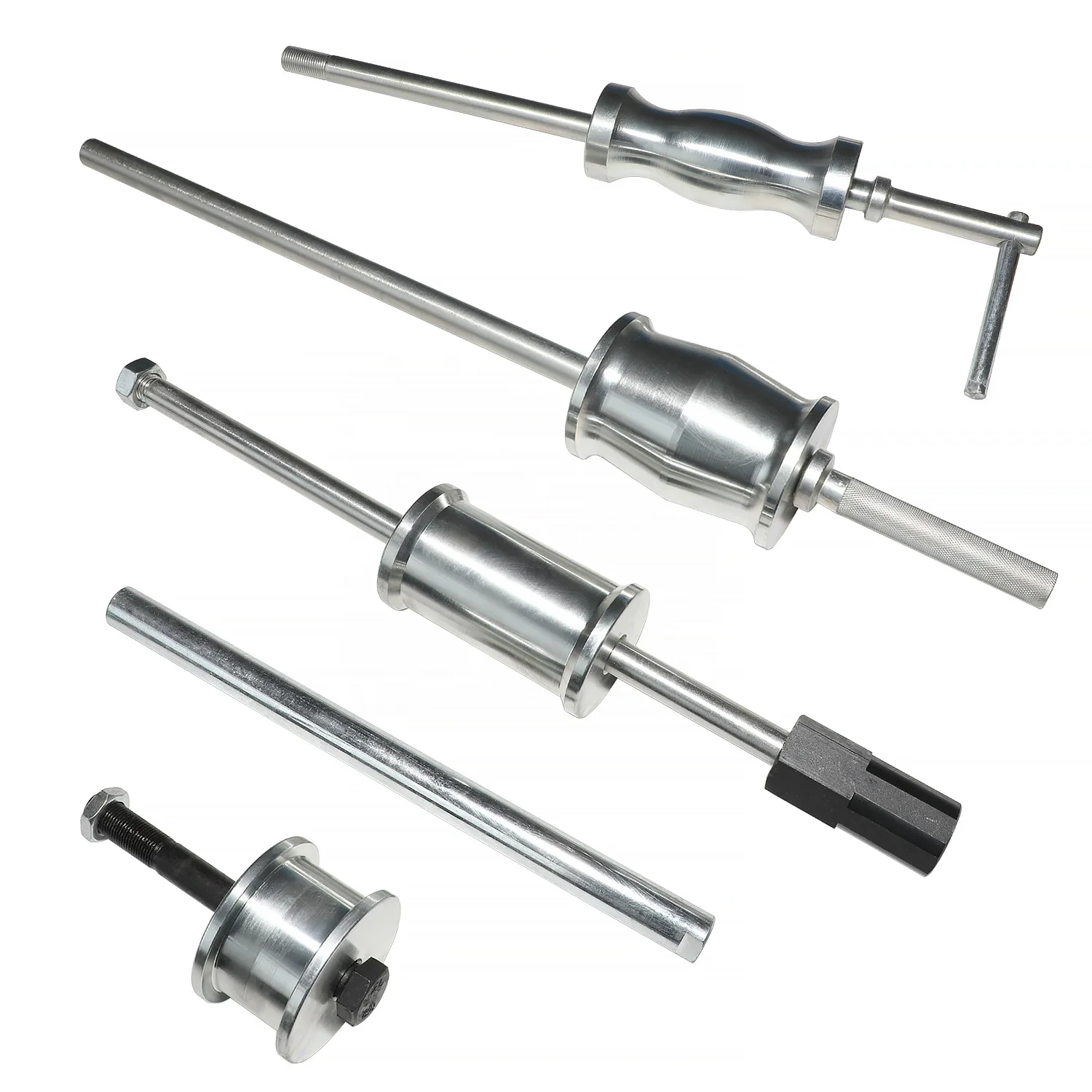 40 Pcs Fuel Injector Puller Auto Truck Injector Extractor Removal Tool Slide Hammer Bearing Puller