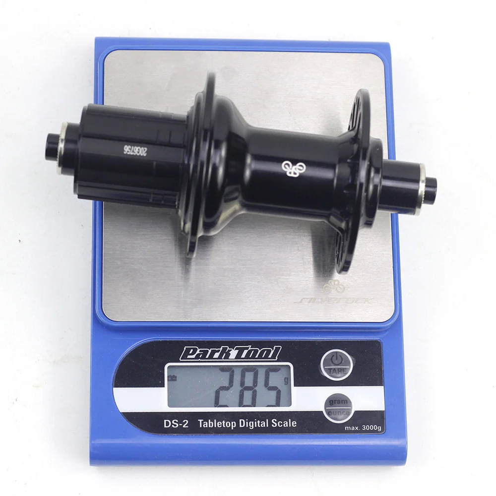 SILVEROCK-Bicycle Rear Hub Bearing Hubs, QR Quick Release, V Rim Brake Noise, Folding Road Bike, 130mm, 24H J Bent