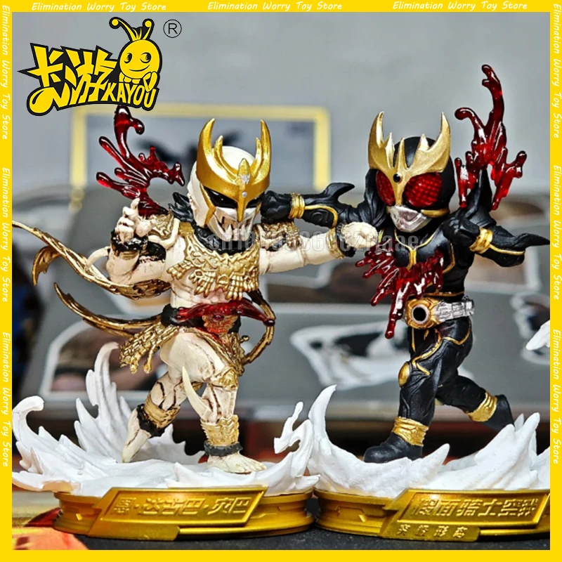 

НОВИНКА В НАЛИЧИИ KAYOU Kamen Rider Фигурка Герой Эмблемы Серия Фигурка Печать Фигурка Игрушка Слепая коробка Аниме Периферийные праздничные подарки