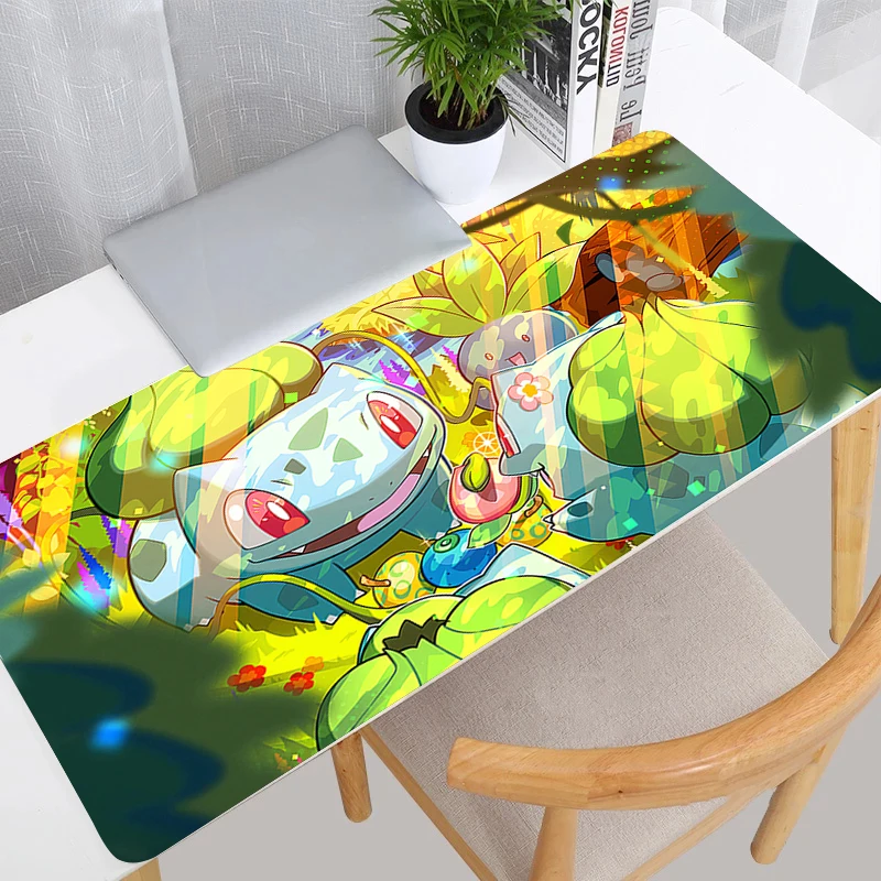 Mouse Pad Gaming Pokemon Pikachu Accessories PC Gamer alfombrilla xxl Computer Desk Mat Laptop Varmilo Keyboard Mousepad