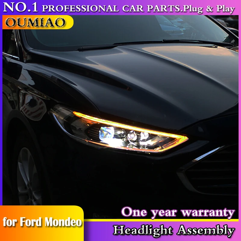 

Автомобильные аксессуары, фары в сборе, лампа DRL, сигнал Plug and Play, дневные ходовые фары 2019 2020 для Ford Mondeo Fusion LED