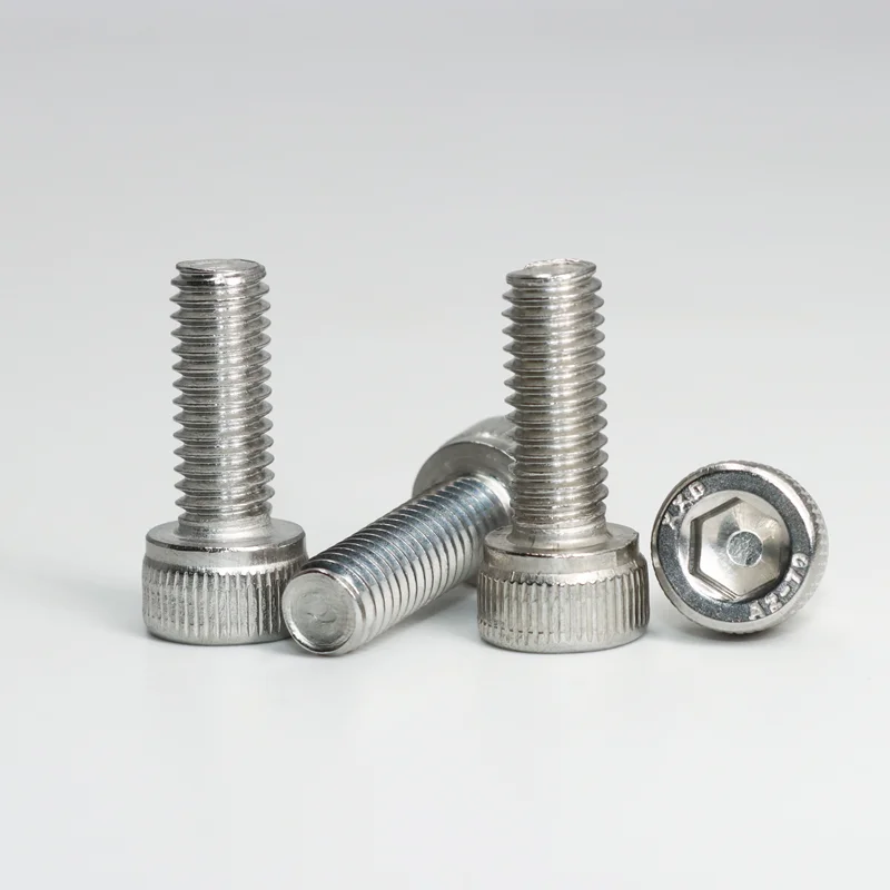 100p M2 M3 M4 M5 M6 M8 Hexagon Bolt 304 Stainless Steel Hex Socket Head Cap Allen Screw Anti-Rust of Computer CPU Game Car Glass