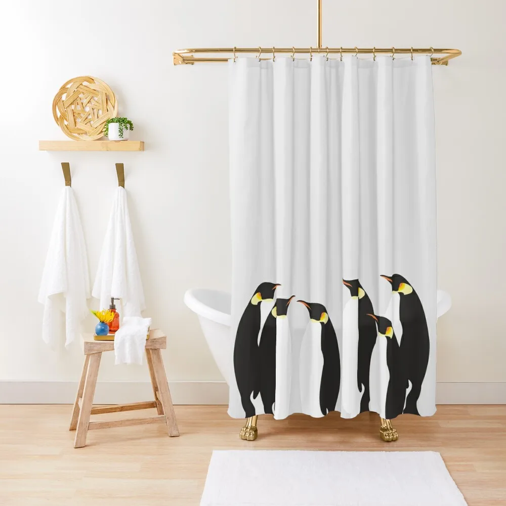 penguins Shower Curtain Bathroom Shower Curtain Set Curtains For Bathroom