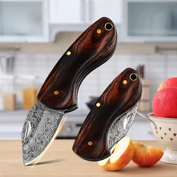 Stainless Steel Folding Knife Slicing Meat BBQ Fruit Boning Knife Portable Pocket Knives Fish Filleting Kitchen Knives Tools