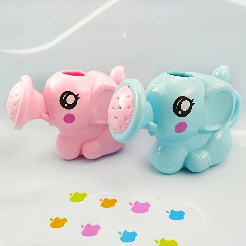 Bath Toy Plastic Kettle Bath Shower Tool Baby Bathroom Swimming Pool Game Elephant Watering Pot Bath Toys Summer Sprinkler Gifts