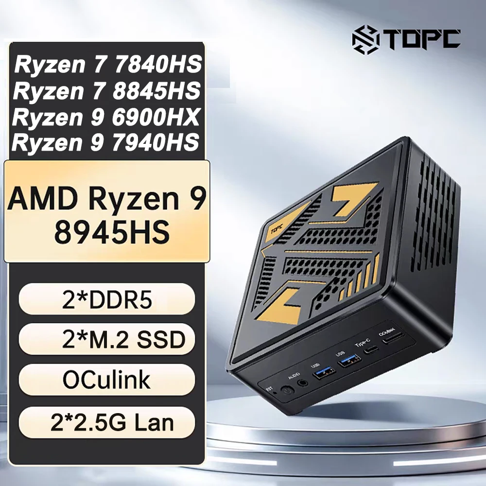 ミニPC DDR5 32GB 6400 Ryzen7 7840hs SSD 512gb AliExpress