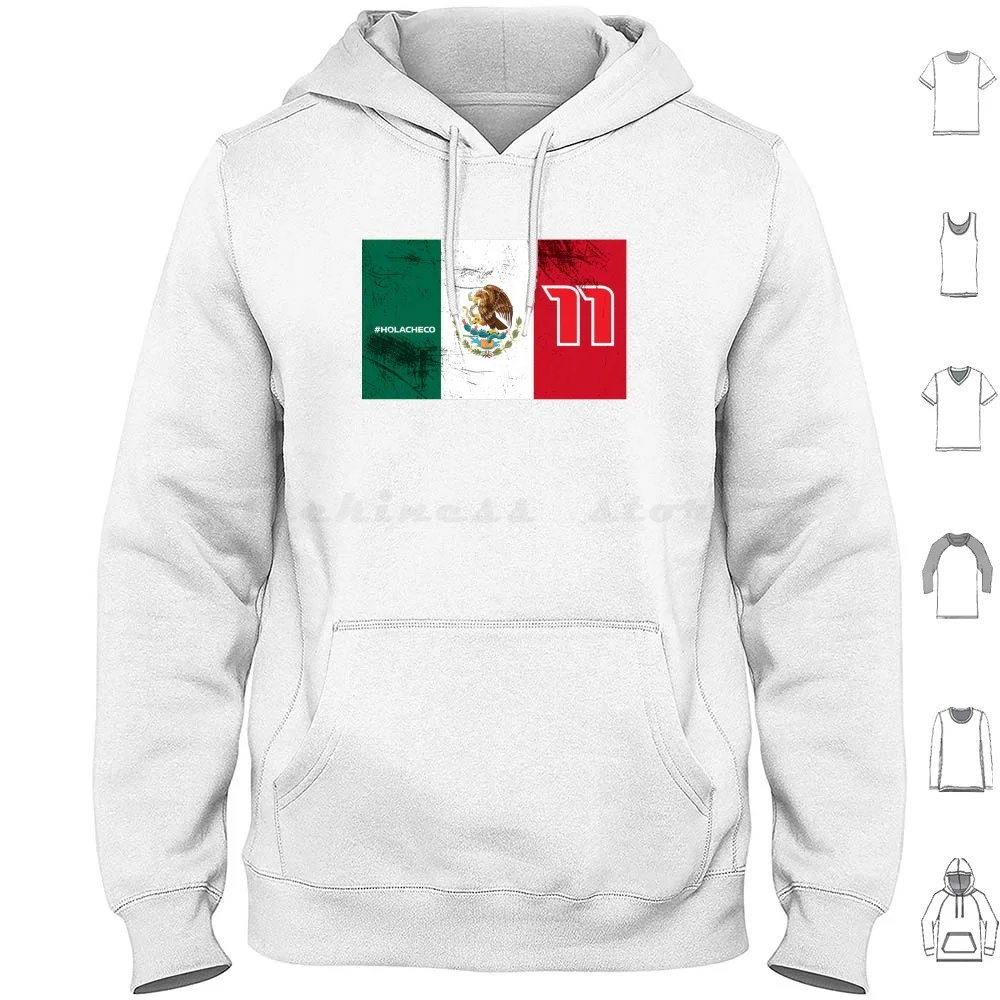 

Sergio Perez Checo Mexico Racing Distressed 2021 Hoodies Long Sleeve Car Racing Motorsports Max Sergio Perez Mexican