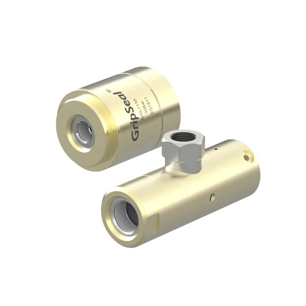 GripSeal G10D quick connector highly integrated automated testing expansion of seals by air pressure leak testing coupler