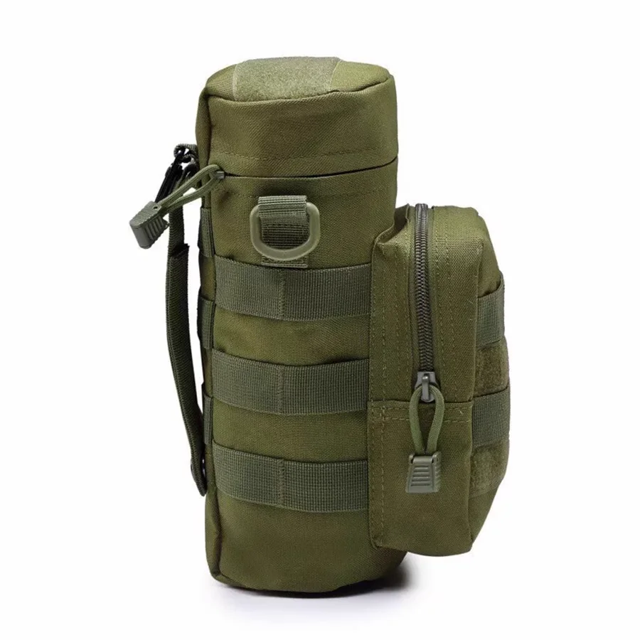 

Тактическая сумка для бутылки с водой Molle, держатель для улицы, путешествий, кемпинга, пешего туризма, езды на велосипеде, рыбалки, охоты, переноска для бутылки с водой, чайника