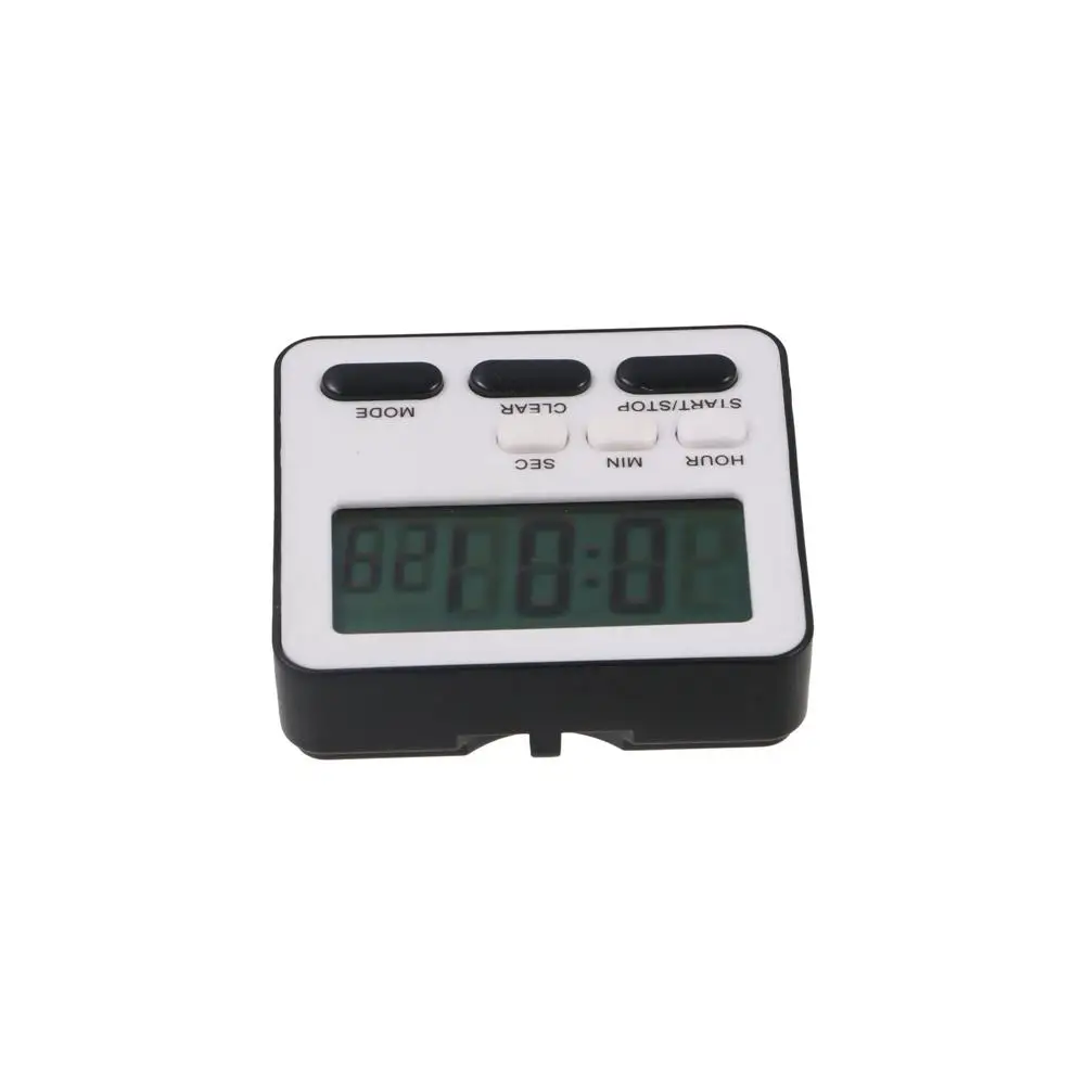 1Pcs Mute Kitchen Accessory Sleep Countdown Cooking Kitchen Timer Stopwatch Alarm Clock With Flashing Light