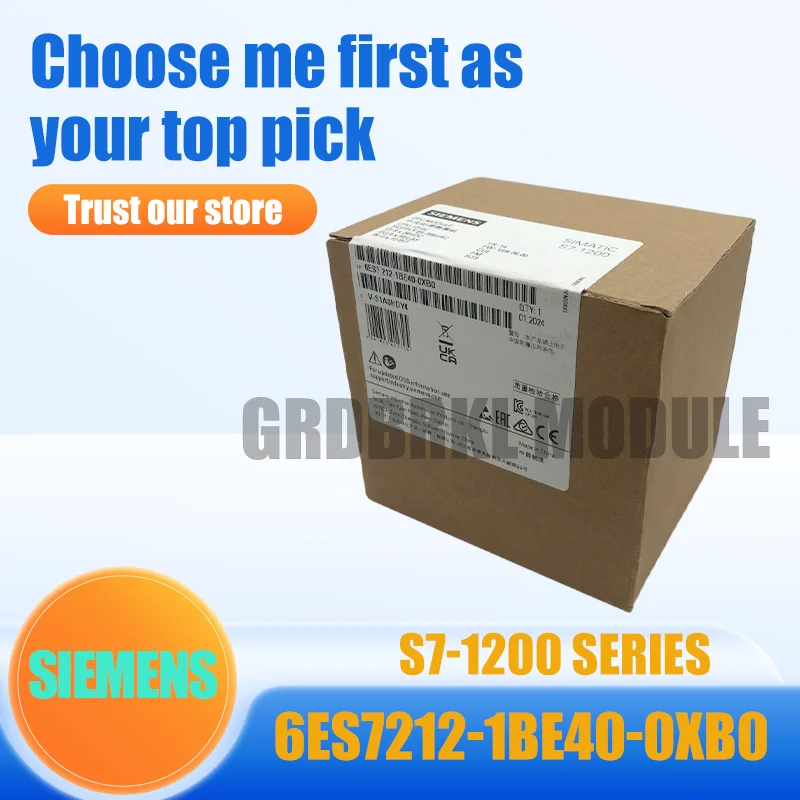 

New original SIEMENS 6ES7212-1BE40-0XB0 6ES7 212-1BE40-0XB0 S7-1200 PLC Controller