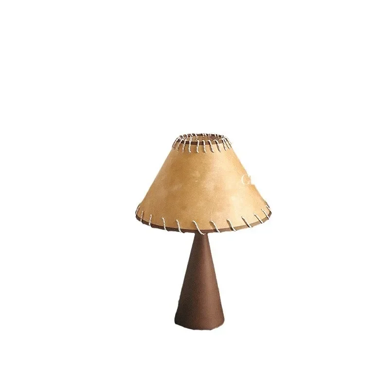 

Japanese-style wabi-sabi wind, living room table lamp nostalgia, tea room decoration, bedroom bedside lamp