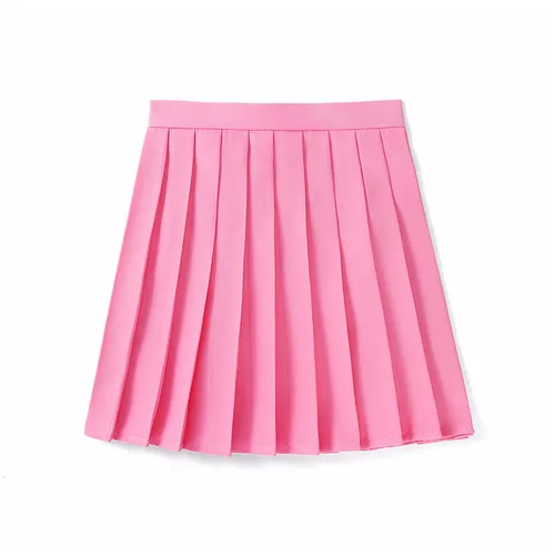 Imagen 2 del producto Falda de cintura alta para mujer, ropa de verano, minifalda plisada negra de estilo coreano Harajuku para uniforme escolar