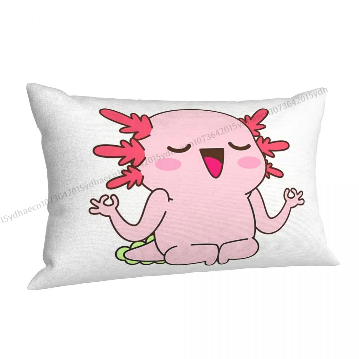 Cute Relax Axolotl Yoga Funny Lovley Pillow Case Cushion Covers Home Sofa Chair Decorative Backpack Covers