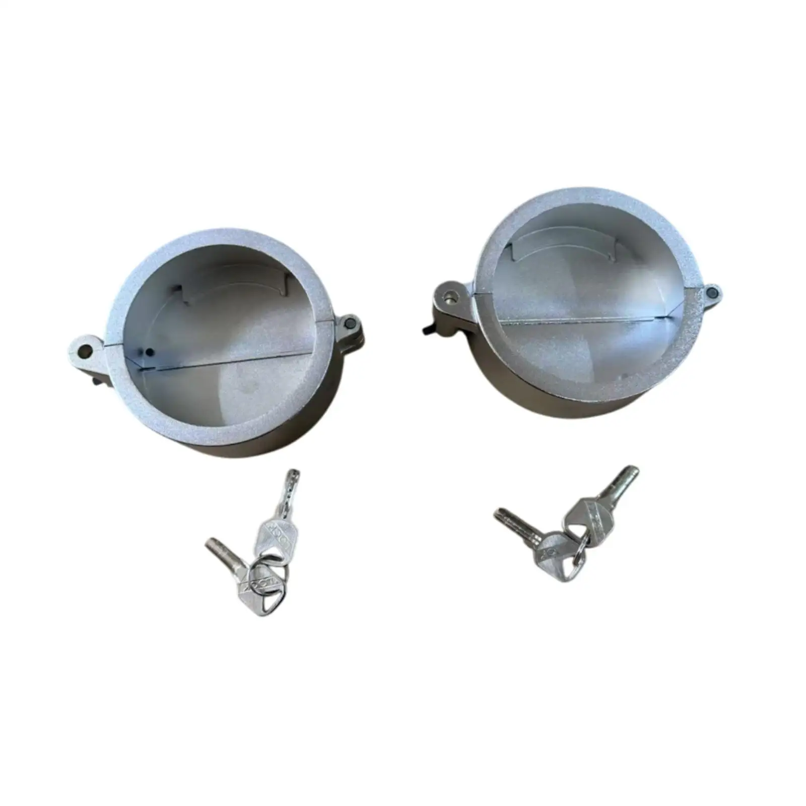 Semi Truck Locking Fuel Cap Cover Accessories with 4 Keys for