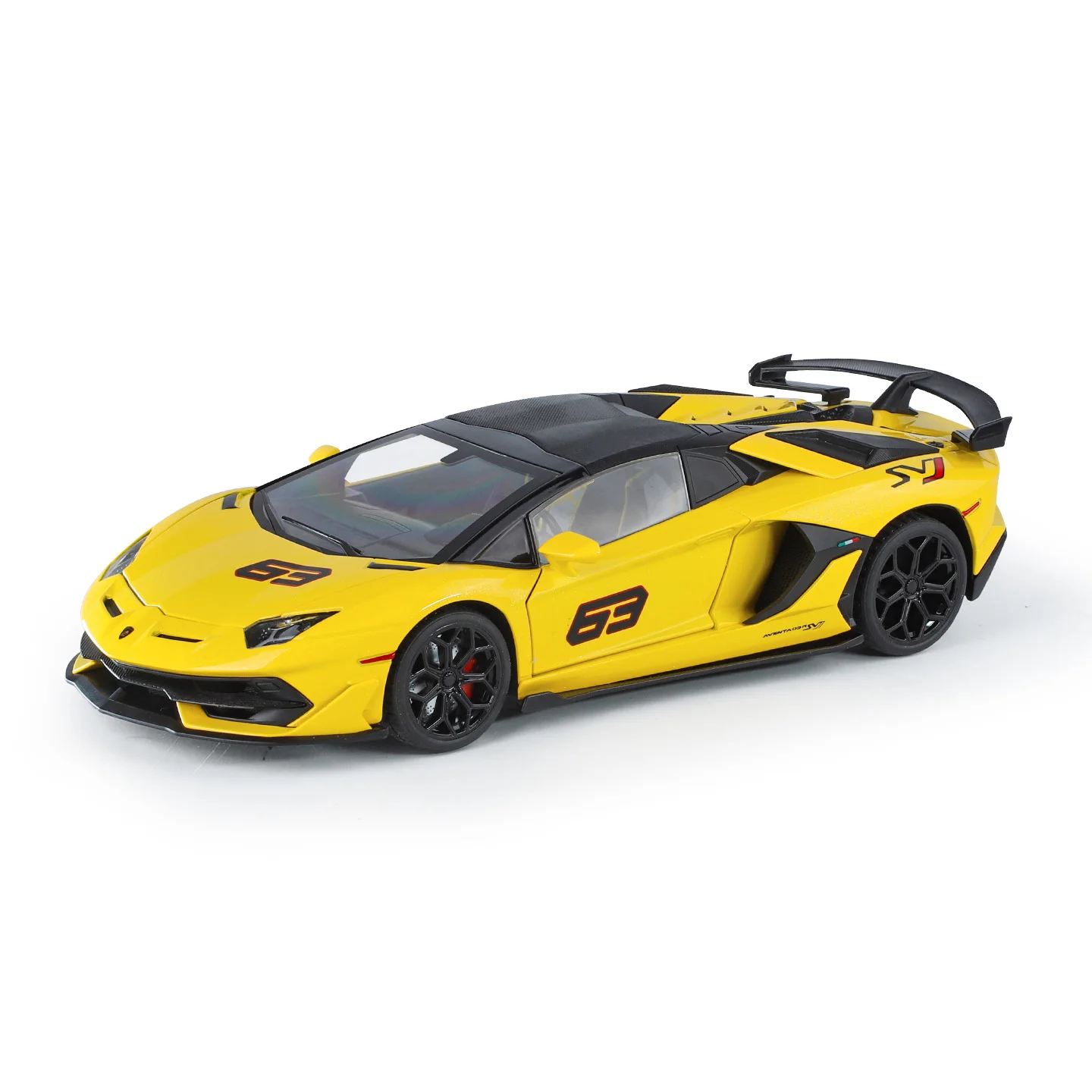 1/18 Aventadors SVJ 63 Alloy Racing Car Model Diecasts Metal Toy
